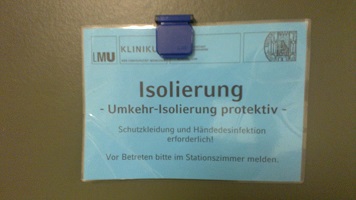 Schild Umkehrisolation